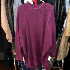 Free People Plum Claspia Sweater
